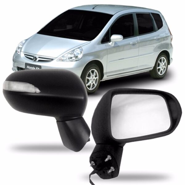 Retrovisor Honda Fit Com Sinaleira Eletrico 03 A 07 Direito