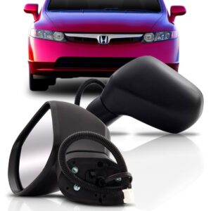 Retrovisor New Civic 2006 2007 2008 2009 Sem Pisca. Lado Esquerdo