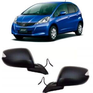 Retrovisor New Fit 2009 2010 2011 2012 2013 Com Pisca Lado Esquerdo
