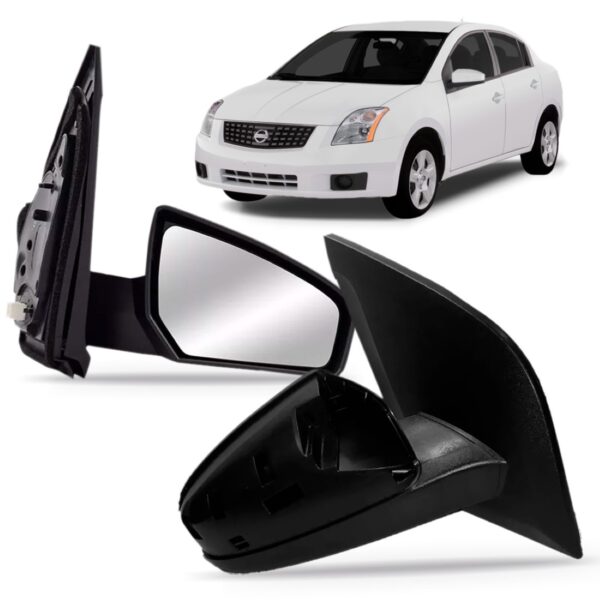 Retrovisor Sentra 2007 2008 2009 2010 Elétrico Sem Capa Lado Direito