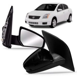 Retrovisor Sentra 2007 2008 2009 2010 Elétrico Sem Capa Lado Esquerdo