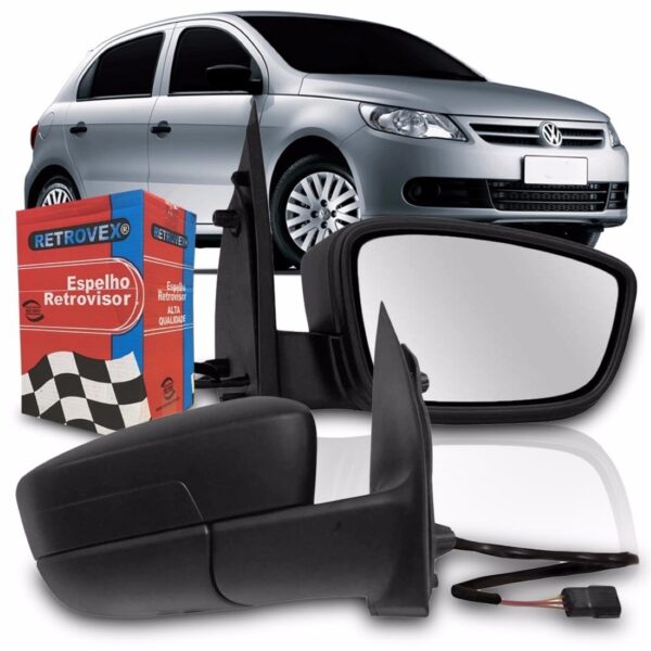 Retrovisor Gol Voyage G5 2009 1 2011 2012 Elétrico Retrovex Lado Direito