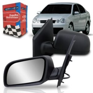 Retrovisor Polo Hatch Sedan 2003 04 05 06 2007 Eletrico Le