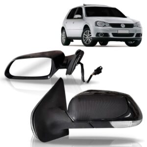 Retrovisor Golf 2007 2008 2009 2010 2011 C/pisca Esquerdo