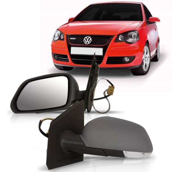 Retrovisor Polo 2008 2009 2010 2011 C/ Sinaleira Retrovex Lado Direito