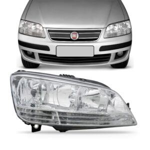 Farol Idea 2005 2006 2007 2008 2009 2010 Cromado 1ª Linha Direito/passageiro