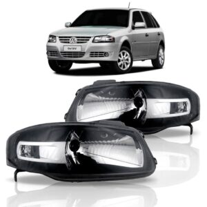 Farol Gol G4 Parati Saveiro Power 03 04 05 06 07 08 09 Fume Lado Esquerdo