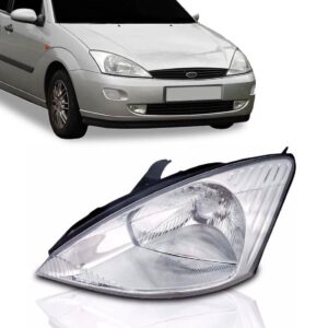 Farol Para Ford Focus 1998 1999 00 01 02 03 Simples 1ª Linha Esquerdo/motorista