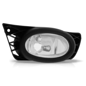 Farolete De Milha Neblina New Civic 09 10 11 Honda 1ª Linha - Transparente
