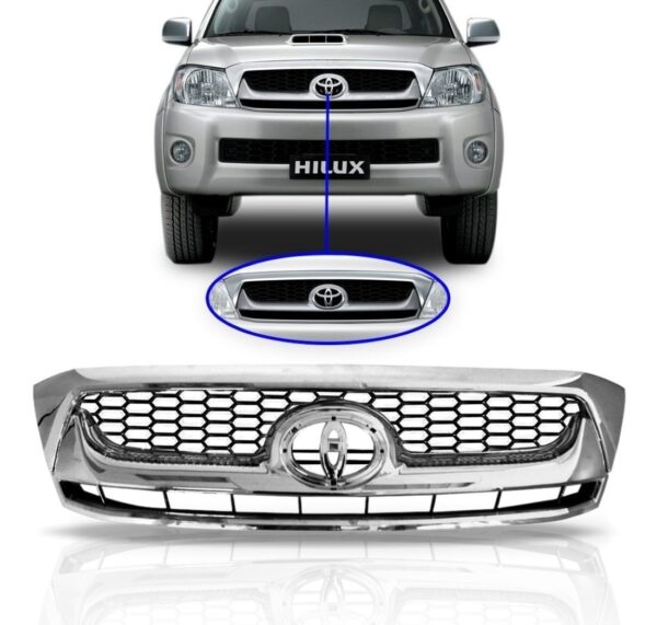Grade Hilux Srv 2009 2010 2011 Toda Cromada