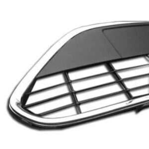 Tela Frontal Parachoque Focus 2009 10 2012 13 Friso Cromado Preto