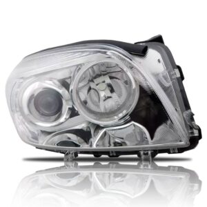 Farol Para Rav4 2009 2010 2011 2012 2013 Mascara Cromada Lado Direito