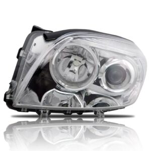 Farol Para Rav4 2009 2010 2011 2012 2013 Mascara Cromada Lado Esquerdo