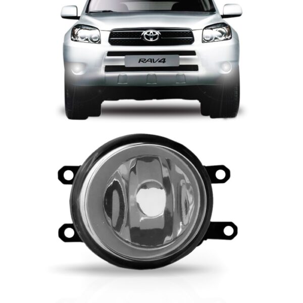 Farol Milha Auxiliar Rav4 2009 2010 2011 2012 1ª Linha Cristal