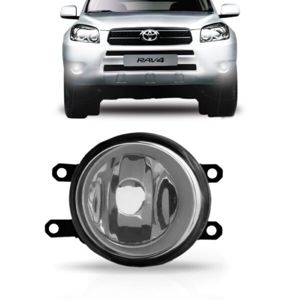Farol Milha Auxiliar Rav4 2009 2010 2011 2012 1ª Linha Cristal