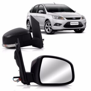 Retrovisor Focus 2009 A 2013 Eletrico C/ Capa C/ Pisca Ld