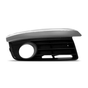 Moldura Milha Jetta 07 08 09 10 Com Auxiliar Friso Cromado Lado Direito