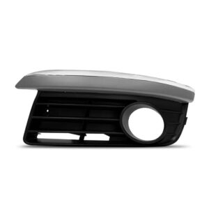 Moldura Milha Jetta 07 08 09 10 Com Auxiliar Friso Cromado Lado Esquerdo