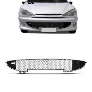 Tela Frontal Envolvente Inferior 206 Com Friso Cromado Cinza