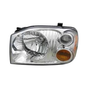 Farol Nissan Frontier 03 04 2005 2006 2007 Cromado 1ª Linha Esquerdo/motorista