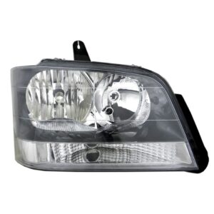 Farol S10 Blazer Pitbull 09 2010 2011 Máscara Cinza 1ª Linha Direito/passageiro