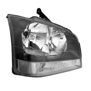 Farol S10 Blazer Pitbull 09 2010 2011 Máscara Cinza 1ª Linha Esquerdo/motorista