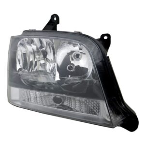 Farol S10 Blazer Pitbull 09 2010 2011 Máscara Cinza 1ª Linha Esquerdo/motorista