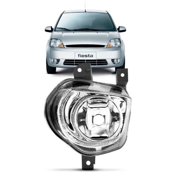 Farol Milha Auxiliar Fiesta 2003 2004 2005 06 2007 1ª Linha - - Esquerdo Motorista