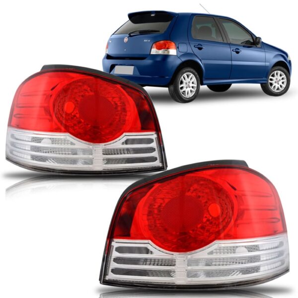Lanterna Traseira Fiat Uno Vivace 2010 2011 2012 Bicolor Lado Direito
