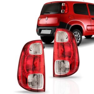 Lanterna Traseira Fiat Uno Vivace 2010 2011 2012 Bicolor Lado Esquerdo