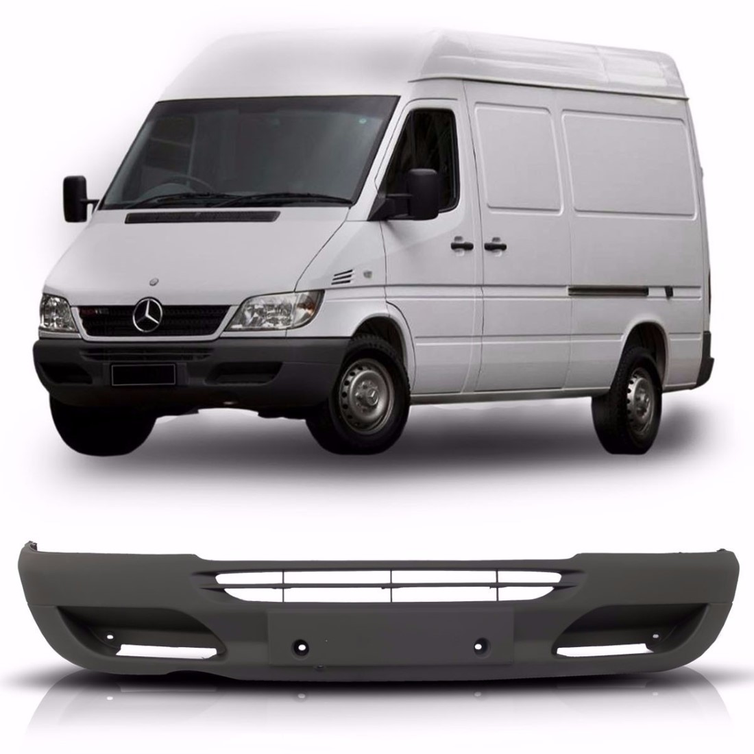 Parachoque Dianteiro Sprinter Cdi 2002 A 2007 1a Linha