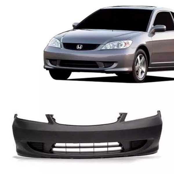 Parachoque Civic Dianteiro 2004 2005 2006 Honda Novo Preto