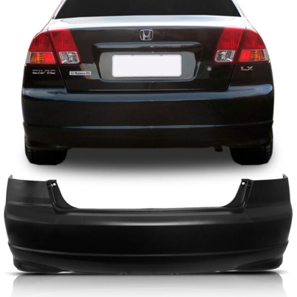 Parachoque Traseiro Civic 2004 2005 2006 Novo 1a Linha