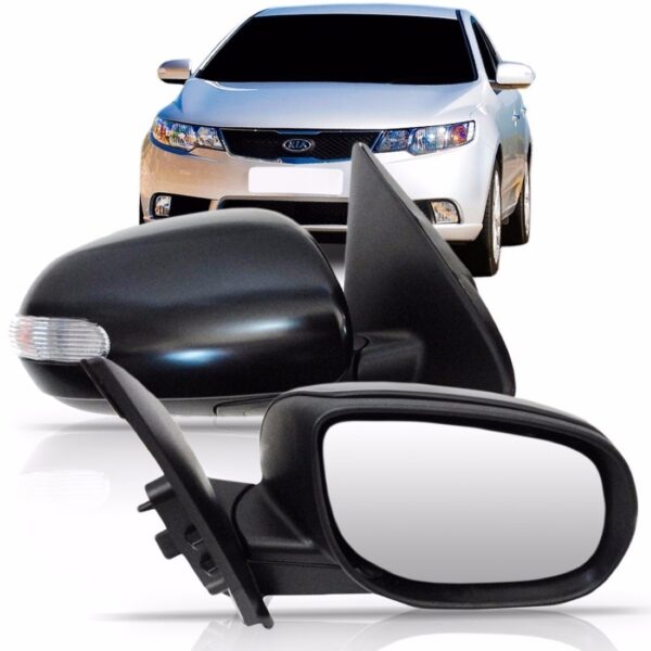 Retrovisor Para Kia Cerato 2009 2010 2011 Com Pisca Direito.