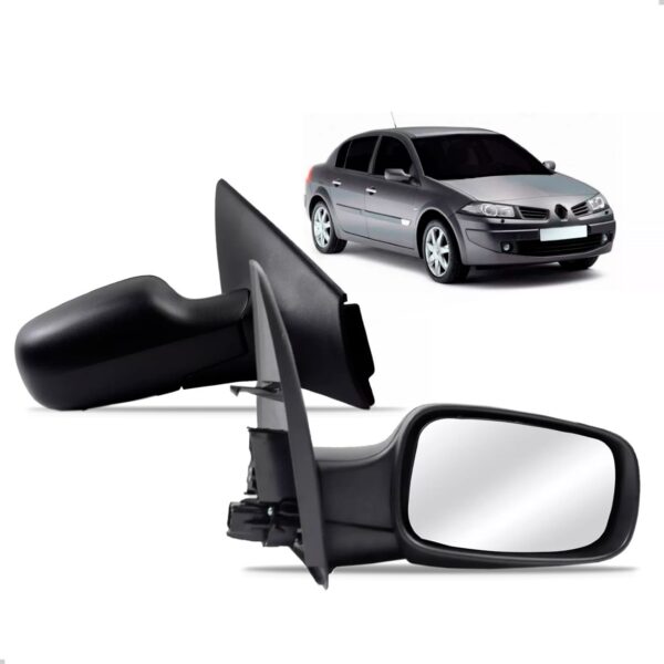 Retrovisor Megane 2006 2007 2008 2009 2010 2011 2012 Lado Direito