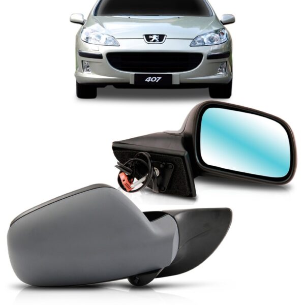 Retrovisor Peugeot 407 2005 2006 2007 Foldway Eletrico Lado Direito