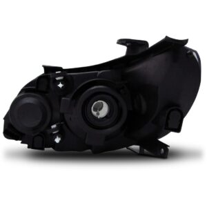 Farol Gol G5 2008 A 2013 Mascara Negra Foco Duplo 1ª Linha - Direito/passageiro