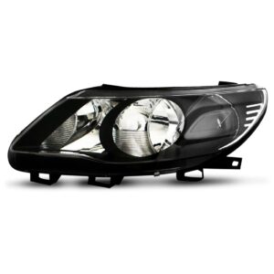 Farol Gol G5 2008 A 2013 Mascara Negra Foco Duplo 1ª Linha - Esquerdo/motorista