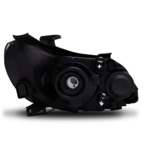 Farol Gol G5 2008 A 2013 Mascara Negra Foco Duplo 1ª Linha - Esquerdo/motorista