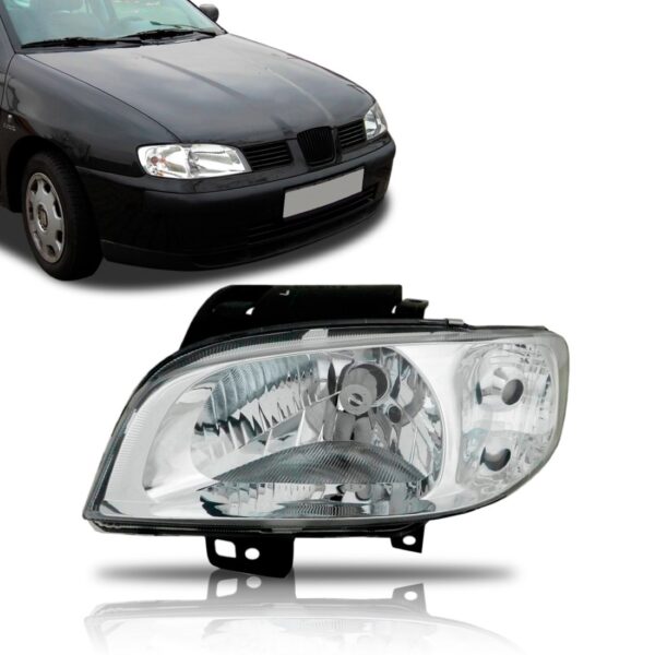 Farol Cordoba Ibiza 1999 2000 01 2002 2003 04 2005 1ª Linha Esquerdo/motorista