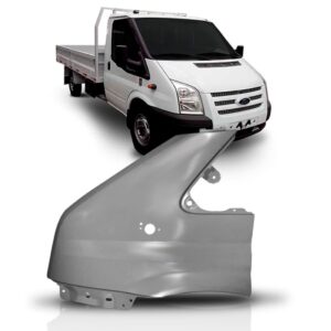 Paralama Transit 2008 09 10 11 12 Com Furo De Pisca Direito