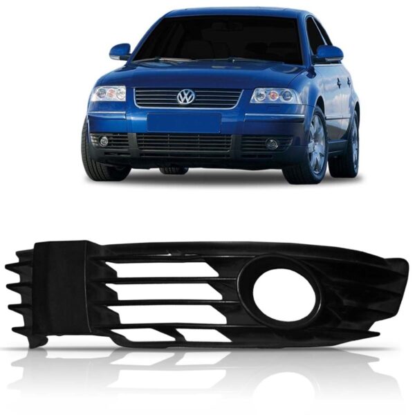 Tela Frontal Farol De Milha Passat Alemão 01 02 03 04 05 Le Preto