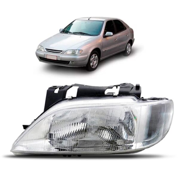 Farol Citroen Xsara 97 1998 1999 2000 Foco Simples 1ª Linha - Esquerdo/motorista