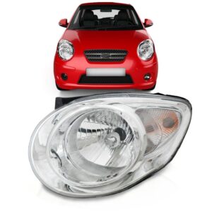 Farol Picanto 2009 2010 2011 Cromado 1ª Linha Esquerdo/motorista