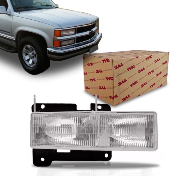 Farol Silverado 98 99 2000 01 02 03 2004 2005 2006 1ª Linha Direito/passageiro