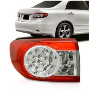 Lanterna Para Corolla Xei Altis Canto Esquerdo 2012 13 Led - Esquerdo
