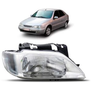 Farol Citroen Xsara 97 1998 1999 2000 Foco Simples 1ª Linha - Direito/passageiro