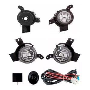 Kit Farol Auxilar Milha Neblina Para Ford Ka Fiesta 08 10 11 Kit