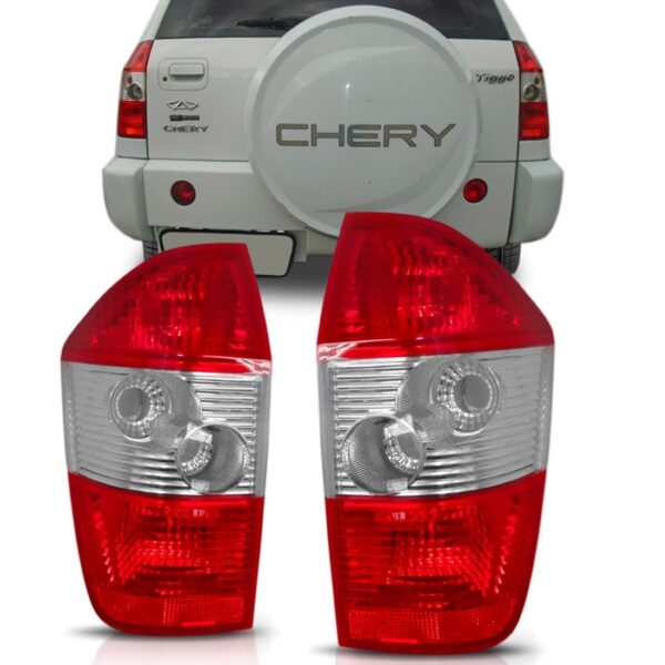 Lanterna Chery Tiggo 2010 2011 2012 Traseira Esquerda. Esquerdo Vermelho
