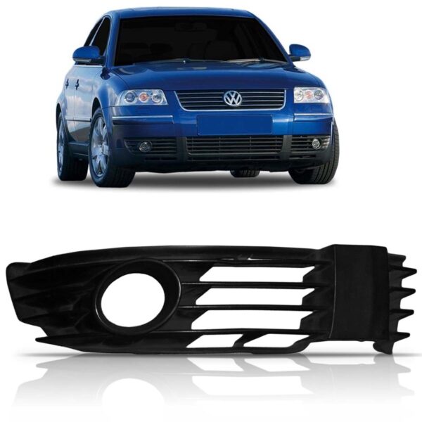 Grade Do Farol De Milha Passat Alemão 2001 02 03 04 2005 Ld Preto Direito